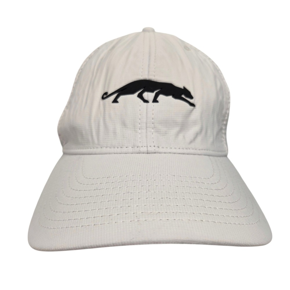 Vintage American Needle Grove XXIII Golf Hat White Panther Snapback Cap Rare